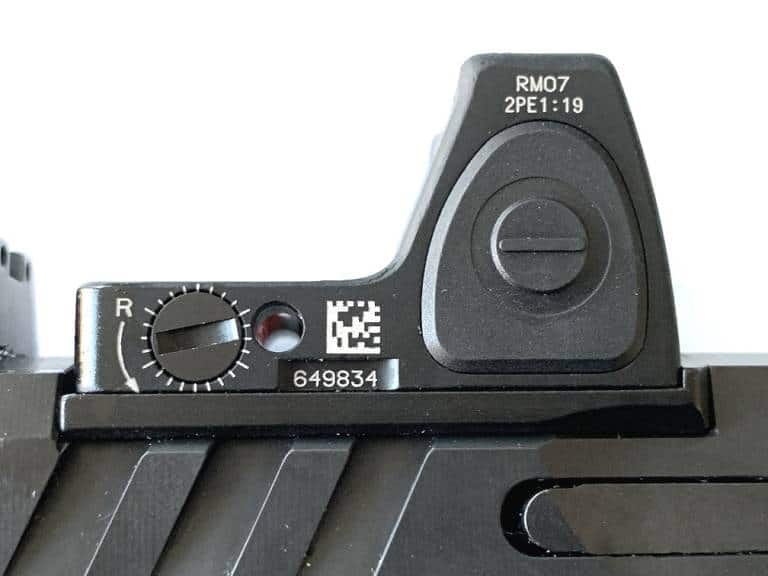 FORWARD CONTROLS DESIGN OPFPDP V1 RMR OPTICS MOUNTING PLATE FOR