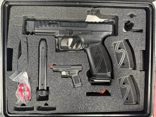 CANIK SFX RIVAL-S 9MM 5" 2-MAGS 18+1 OPTICS READY ORIGINAL CASE BLACK USED 22CS00197