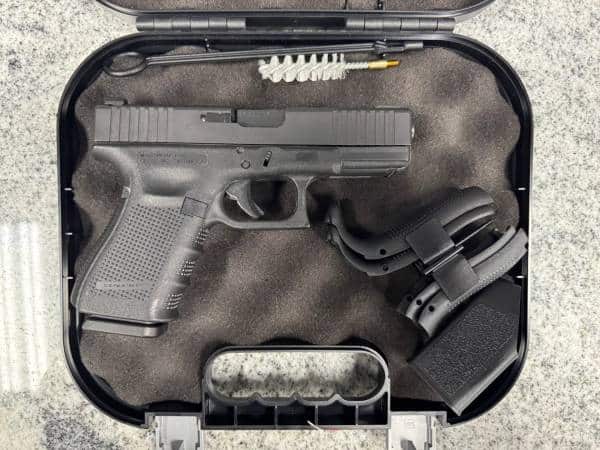 GLOCK 19 GEN 4 4.02" 9MM 15+1 1-MAG ORIGINAL CASE BLACK USED BFRN072