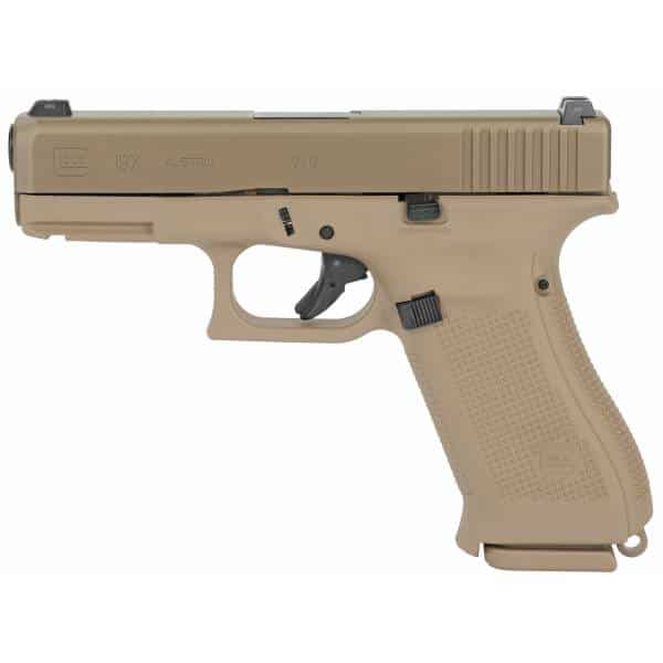 GLOCK BLUE LABEL 19X 9MM 4.02" 3MAGS 19+1 FDE