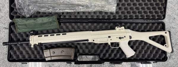 SIG SAUER AG 550P RIFLE 5.56 19" 1-MAG ORIGINAL CASE LIKE NEW SAN IMPORTS ALPINE WHITE USED JDI550243