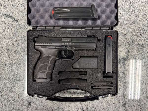 HECKLER & KOCH P30L 9MM 17+1 3-MAGS ORIGINAL CASE BLACK USED 213-051701