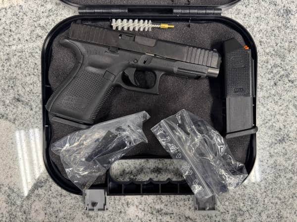 GLOCK 49 MOS 9MM 4.49" 2-MAGS 15+1 ORIGINAL CASE BLACK USED CCNV974