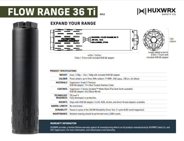 HUXWRX FLOW RANGE 36 TI - Image 2