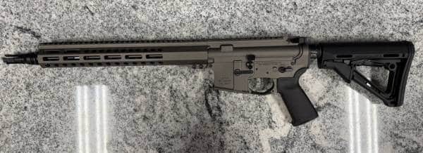 SOLGW LOYAL 9 RIFLE 13.7" P/W TO 16" 5.56 BALLISTIC ADV BARREL/GB NO-MAG/CASE/BOX GRAY USED TBL-112020