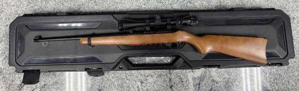 RUGER 10/22 CARBINE 18.5" 22LR 10+1 1-MAG ORIGINAL CASE WOOD USED 0024-65780