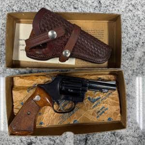 SMITH & WESSON 36 (NO DASH) .38SPL 3" 5-SHOT ORIGINAL BOX USED BLACK 502974