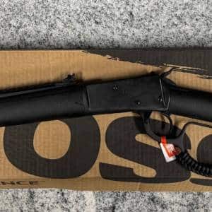 ROSSI R92 TACTICAL 38SPL 357MAG 16.5" THREADED LEVER ACTION RIFLE ORIGINAL BOX USED BLACK 7CR119186T