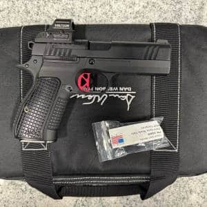 DAN WESSON DWX COMPACT 9MM 4" 15+1 1-MAG HOLOSUN 507C X2 CAJUN MOUNT ORIGINAL CASE BLACK USED DWX001932