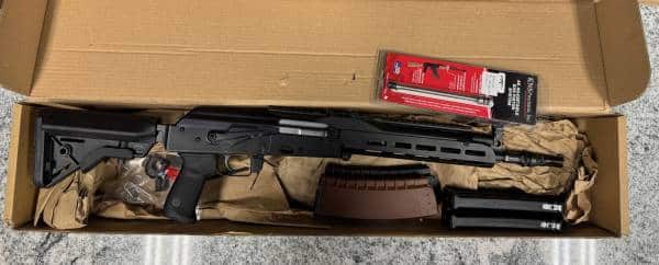 WBP JACK 556SR 16.25" 5.56 4-MAGS 30RD KNS PISTON SURESHOT CHASSIS ORIGINAL BOX BLACK USED JMSR19003