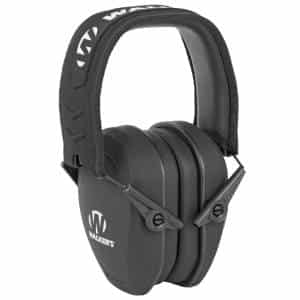 WALKER'S RAZOR SLIM LOW PROFILE PASSIVE EAR MUFFS - BLACK