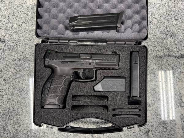 HECKLER & KOCH HK VP9 PISTOL 9MM 4.09" 3-MAGS 15+1 ORIGINAL CASE BLACK USED 224-224485