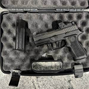 SIG SAUER P320 X-COMPACT RXP 3.6" 9MM 2-MAGS 15+1 ROMEO 1 PRO ORIGINAL CASE BLACK USED 58J032981