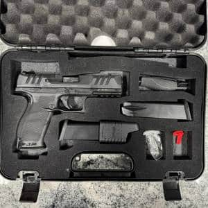 WALTHER ARMS PDP FULL SIZE 9MM 4.5" 18+1 3-MAGS ORIGINAL CASE BLACK USED FDE4520