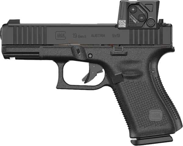 GLOCK 19 GEN 5 AIMPOINT COA PACKAGE BLUE LABEL 9MM 15+1 3MAGS 4.02" BLACK