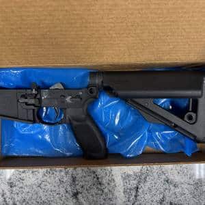SIG SAUER AR15 COMPELTE LOWER W/ ORIGINAL BOX BLACK USED 20K047804