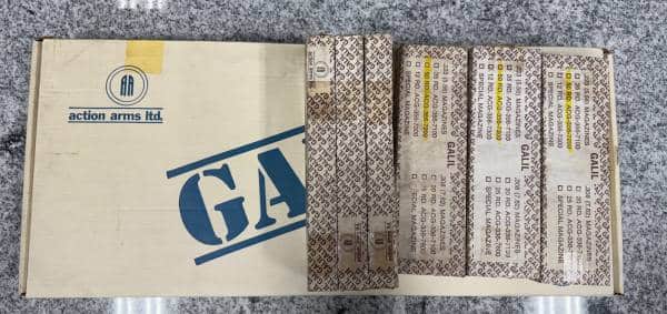 IMI GALIL 392 RIFLE 16" 223 REM 50RD 7-MAGS (SEALED) NEVER FIRED ORIGINAL BOX/CASE ACTION ARMS IMPORT BLACK USED AAL-2095014 - Image 5