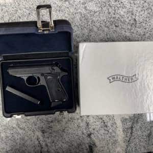 WALTHER ARMS PPK/S 380 AUTO 3.3" 2-MAGS 7+1 ORIGINAL CASE NEVER FIRED BLACK USED AB147986