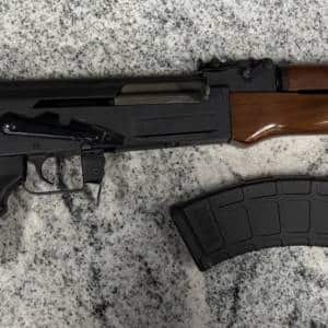 CENTURY ARMS C39V2 AK 7.62X39 16.25" RIFLE MILLED/WOOD NO-CASE/BOX 1-MAG BLACK USED C39V2A27338