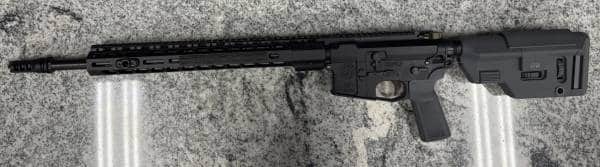CROSS MACHINE TOOL UHP-15 AR15 RIFLE 18" 223 WYLDE CUSTOM NO-CASE/BOX/MAG BLACK/GRAY USED 004664