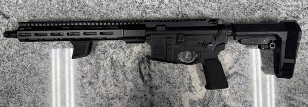ZEV APE DEFENSE APE-15 12.5" 5.56 PISTOL NO-MAG/CASE/BOX CUSTOM SBA3 BLACK USED APE0110
