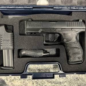CARL WALTHER PPQ M2 4" 9MM 15+1 2-MAGS ORIGINAL CASE BLACK USED FCT4640