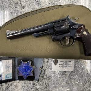 SMITH & WESSON PRE-MODEL 29 6.5" 44 MAG 6-SHOT NO-ORIGINAL-CASE-BOX DIRTY HARRY ID'S BLACK USED S170785