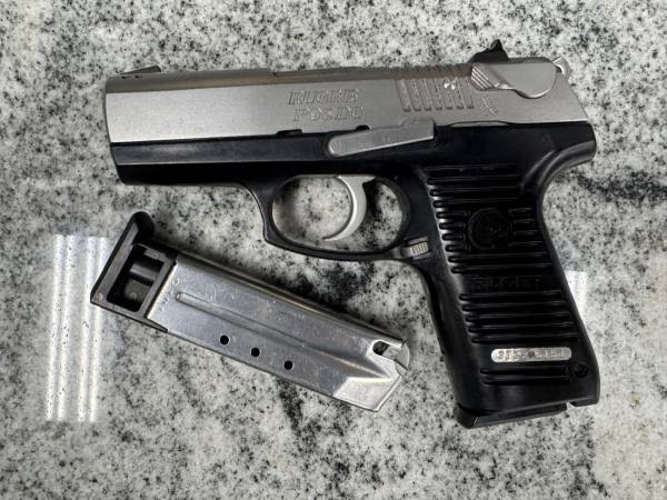 RUGER P95DC 9MM 3.8" 10+1 2-MAGS NO-BOX/CASE SILVER USED 312-46151