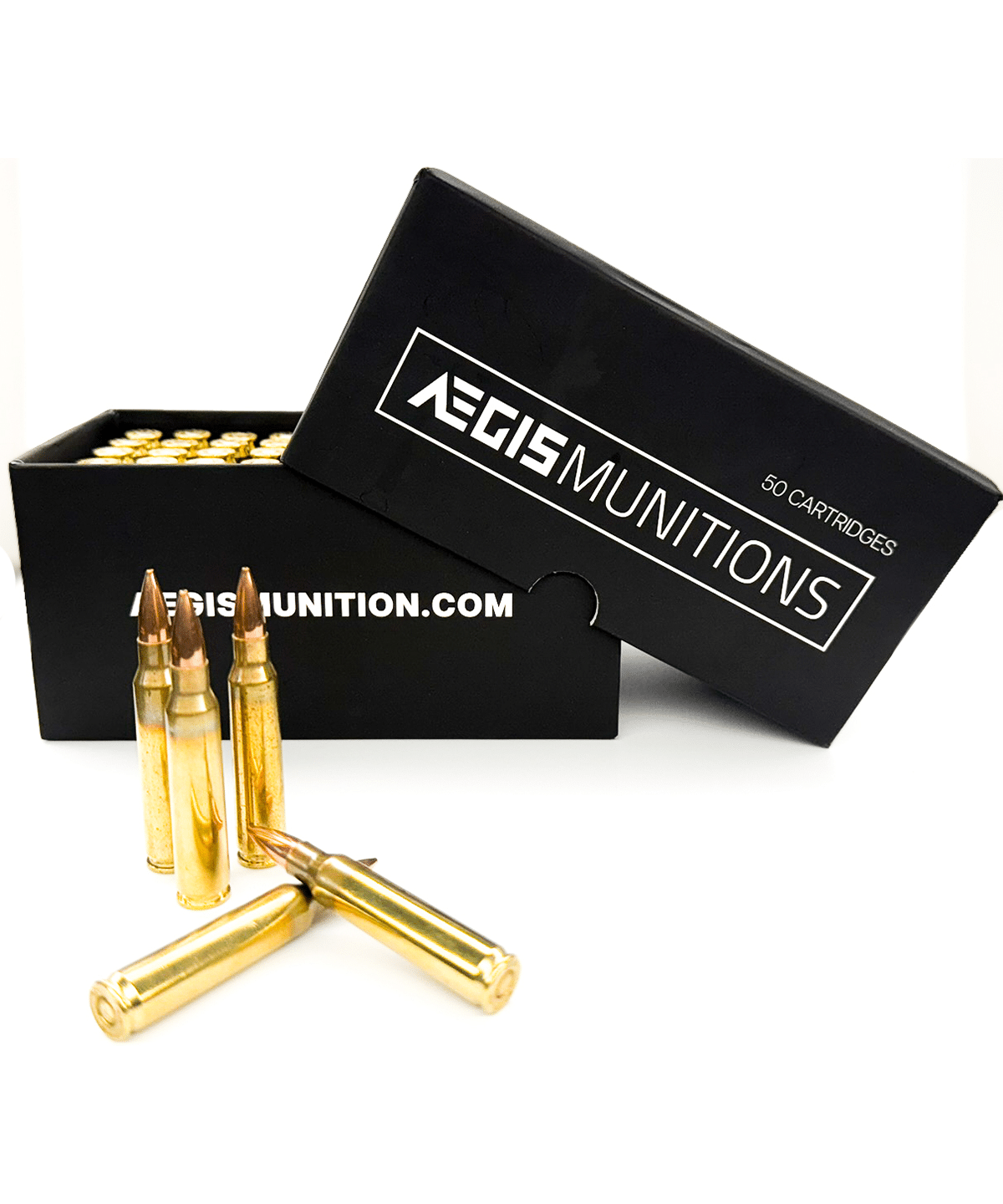 AEGIS MUNITIONS 5.56 NATO 69GR MATCH BTHP 50RDS BOXED