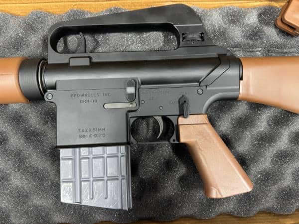 BROWNELLS BRN-10A 20" 7.62X51 3-MAGS FLUTED ORIGINAL BOX BROWN USED BRN-10-00773 - Image 2