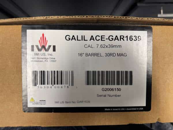 GAILI ACE SAR GEN1 7.62X39 16" FOLDING RIFLE NEVER FIRED ORIGINAL BOX/ACCESSORIES NO-MAG BLACK USED G2006150 - Image 3