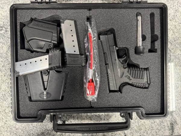 SPRINGFIELD ARMORY XDS-45ACP .45 ACP 3.3" 5+1 4-MAGS ORIGINAL CASE/ACCESSORIES BLACK USED XS515654