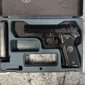 BERETTA 8000 COUGAR F 9MM 3.5" ORIGINAL CASE 1-MAG 10+1 BLACK USED 023335MC