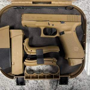 GLOCK 19X 4.02" 9MM 17/19+1 3-MAGS ORIGINAL CASE GNS FDE USED BKHS713