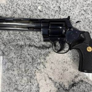 COLT PYTHON 6" 357MAG 6-SHOT 1970 SOFT CASE BLACK USED E14710