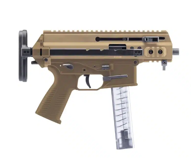 B&T APC9K PRO SBR 4.3" 9MM B&T MAG COYOTE TAN
