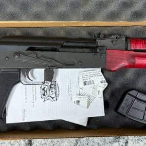 CENTURY ARMS VSKA 16.25" 7.62X39MM 30+1 1-MAGS RED WOOD ORIGINAL BOX USED SV7064401