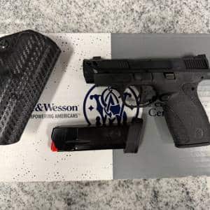 SMITH & WESSON PERFORMANCE CENTER BODYGUARD 2.0 380ACP 10/12+1 2-MAGS ORIGINAL BOX BLACK USED EKN2339