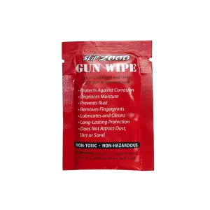 SLIP 2000 GUN WIPE 5"X8" - 1 PACKET