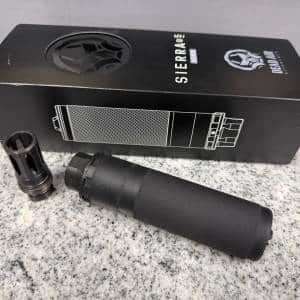 DEAD AIR SIERRA-5 XENO 5.56 W/ MUZZLE ORIGINAL BOX BLACK USED SR5-01277
