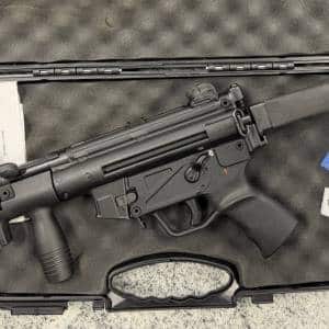 MKE CENTURY ARMS AP5-P 9MM 5.8" SBR 2-MAGS 30+1 ORIGINAL CASE CHOATE FOLDING STOCK BLACK USED T0624-21CD02157