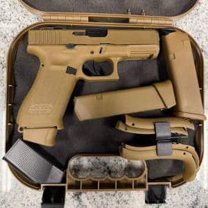 GLOCK 19X 4.02" 9MM 17/19+1 3-MAGS ORIGINAL CASE FDE USED BKHS713