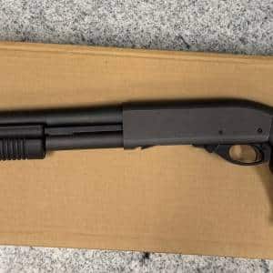 REMINGTON 870 TACTICAL 18.5″ 12GA 4+1 PUMP SHOTGUN ORIGINAL BOX BLACK USED RS52317K