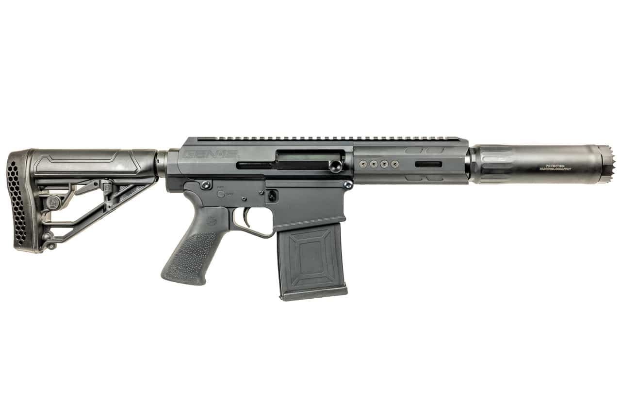 GENESIS ARMS GEN-12 SBM 5" SBS W/ HUXWRX VENTUM 12K BLACK