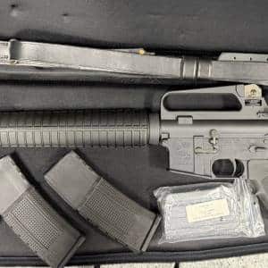 COLT MATCH TARGET HBAR 223 20" W/ SOFT CASE AND 6-MAGS BLACK USED CMH005988