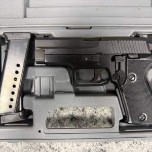 SIG SAUER P225 3.6" 9MM 8+1 3-MAGS ORIGINAL CASE GERMAN USED BLACK M534194