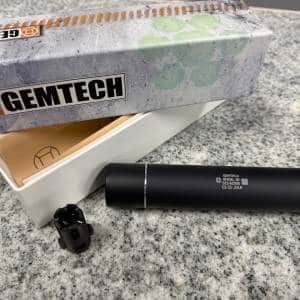 GEMTECH G5-22 W/ BI-LUG MOUNT AND MUZZLE LIKE NEW ORIGINAL BOX BLACK USED S13-62505