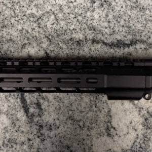 SOLGW COMPLETE BROADSWORD UPPER 5.56 13.7" PINNED NOX EPCM76 RAIL NO-BCG/CH BLACK USED SOLGWUSEDCOMPUPPER