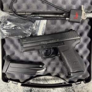 HK P2000 V3 3.66" 40S&W 12+1 2-MAGS GERMAN ORIGINAL CASE BLACK USED 123-087331
