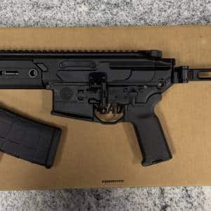 SIG SAUER RATTLER MCX 300BLK 5.5" PISTOL 30+1 2-MAGS ORIGINAL BOX BLACK USED 63J026945
